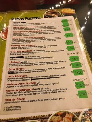 Main dishes at El Chante Gourmet in Alajuela