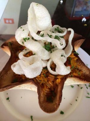 SPAIN VEGETARIAN PAELLA. at El Chante Gourmet in Alajuela