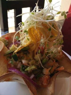 BOWL OF QUINOA SALAD. JUST PERFECT at El Chante Gourmet in Alajuela