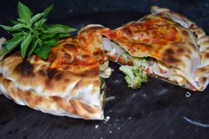 VEGETARIAN CALZONE at El Chante Gourmet in Alajuela