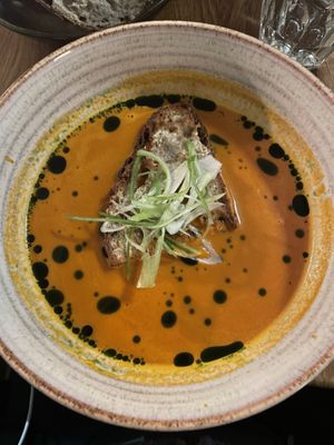 Tomato soupp  at Bardus Bistro & Bar in Tromsoe