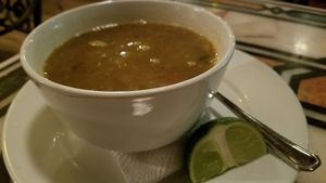lentil soup at Beirut in Panama City