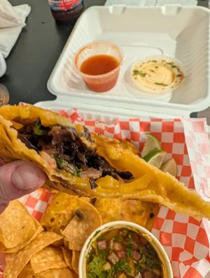 Vegan quesabirria at Simply Sabor in Mountain View