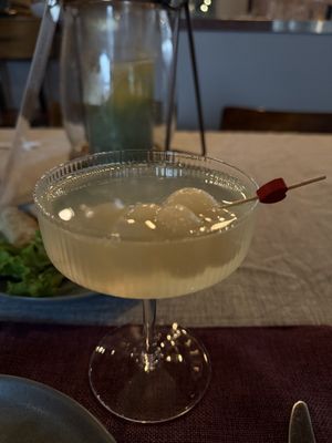 Longan martini  at House 1830 in Rogers