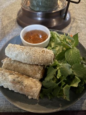 Spring rolls  at House 1830 in Rogers