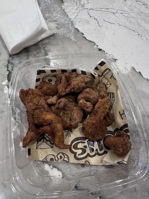 Mushroom chicken   at Breath'g Vegan Food Truck in Merrillville