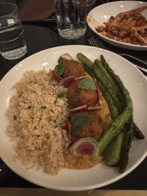 Sweet potato kofta - 5 stars   at Wesley & Rose Lobby Bar - Surf Hotel in Buena Vista