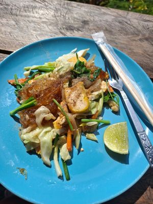 Glassnoodle tofu at Pipin Cafe in Koh Chang