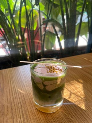 Strawberry matcha at Tokyo Matcha Bar & Cafe in Mumbai