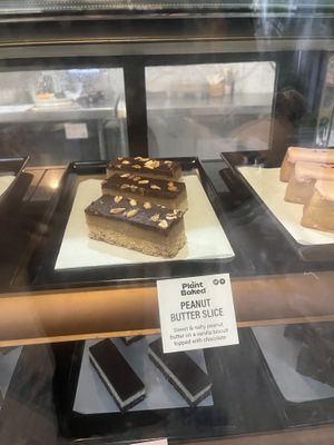 Peanut butter slice  at Lucky Cat Cafe in Ipswich