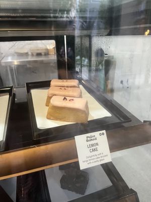 Lemon cake  at Lucky Cat Cafe in Ipswich