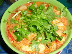 'Tom Yum' at Reun Thong Vegetarian in Hua Hin