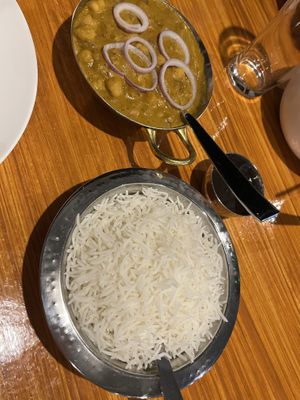 chana masala  at Ashoka Authentic Indian Cuisine in Coron