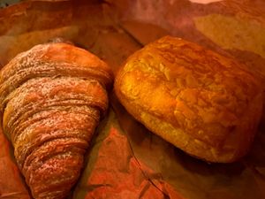 Croissant and Cannelloni (?) #Veganuary at The Sanctuary - Potsdamer Platz in Berlin