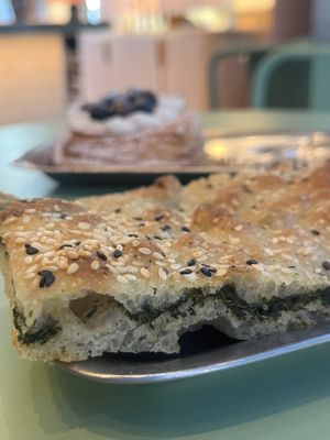 Focaccia-spinacci   at The Sanctuary - Potsdamer Platz in Berlin