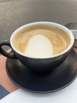 Latte with oat milkk  at The Sanctuary - Potsdamer Platz in Berlin