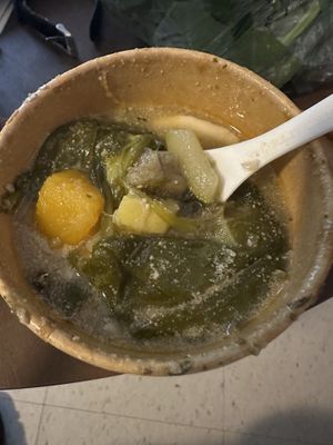 Yaba claypot soup is def a favorite for me!  at Ay Ay Aytalness in St Croix