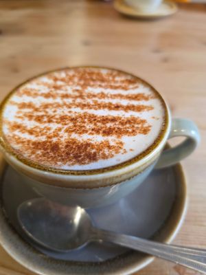 Chai latte at Harvest Moon Suffolk in Ipswich