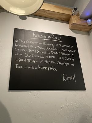  Rudy’s Aesthetics  at Rudy's Pizza Napoletana - Tottenham Court Rd in London