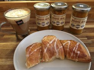 my first fika was so heavenly I came back for an encore!  Also bought chai mix! at Sattva Naturbageriet in Stockholm