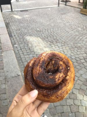  Vegan cinnamon swirl  at Sattva Naturbageriet in Stockholm