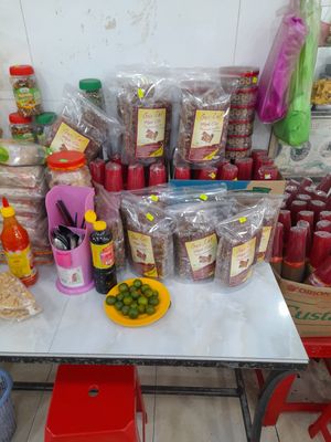 Vegan products for sell #Veganuary at Thiện Phước in Ho Chi Minh City