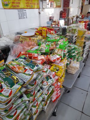 Vegan products for sell #Veganuary at Thiện Phước in Ho Chi Minh City