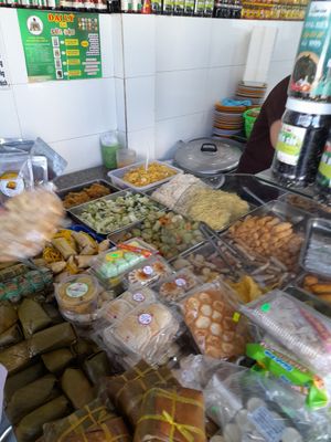 Vegan products for sell at Thiện Phước in Ho Chi Minh City