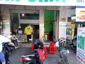 Outside #Veganuary at Thiên Nhiên in Ho Chi Minh City