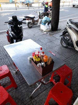 Seating outside #Veganuary at Thiên Nhiên in Ho Chi Minh City