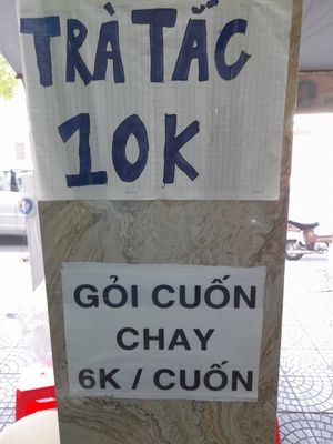 Sign #Veganuary at Thiên Nhiên in Ho Chi Minh City