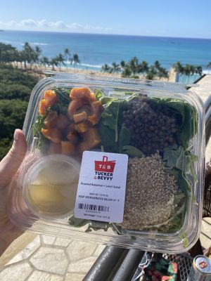 Fresh Salad at Tucker and Bevvy in Honolulu