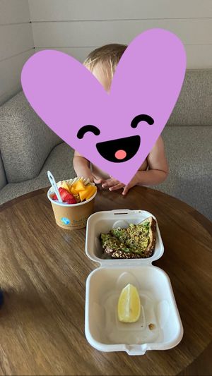 My daughter enjoying Tucker and Bevvy at Tucker and Bevvy in Honolulu