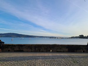 Las vistas que tienes comiendo at Meson O'Pescador in Ares