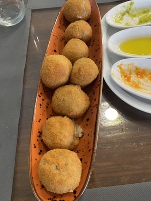   at Meson O'Pescador in Ares