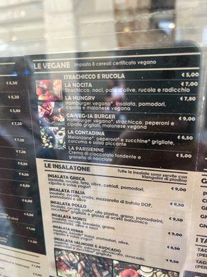 vegan options  at La Caveja in Vicenza