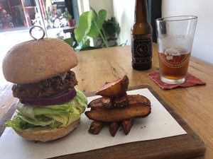 Wasabi Burger at About Animals in Taipei