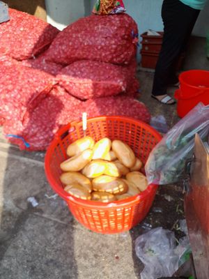 Fresh baguettes at Banh Mi Chay Thu Thua in Ho Chi Minh City