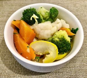 Steamed vegetables  at AOC in Dubai