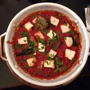 Shakshouka at Bookworm - Mazeh in Tel Aviv