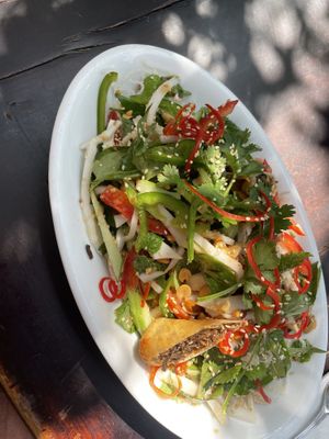 Coconut Glasnoodle Salad  at Sandan in Sihanoukville