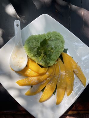 Green Mango Sticky Rice  at Sandan in Sihanoukville