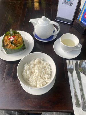 Amor curry - herbal tea   at Sandan in Sihanoukville