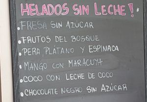Vegan flavours today at Lucky Helado Tenerife in Tenerife
