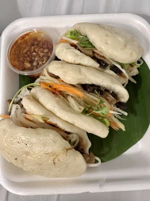 Bao buns   at Jaan Bai Restaurant - CCT in Battambang