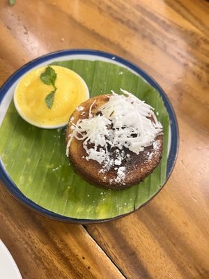 Coconut cake  at Jaan Bai Restaurant - CCT in Battambang