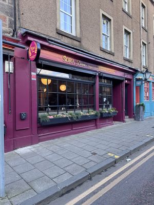 Outside   at Sora Diana in Edinburgh