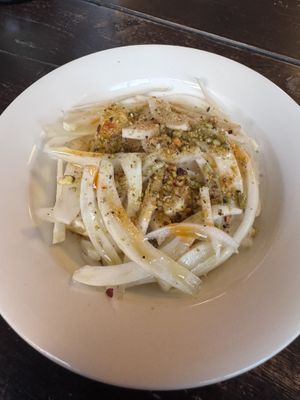 Fennel and orange salad   at Sora Diana in Edinburgh