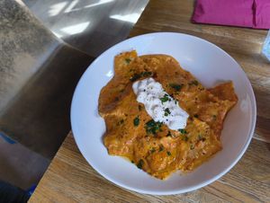 Ravioli at Sora Diana in Edinburgh