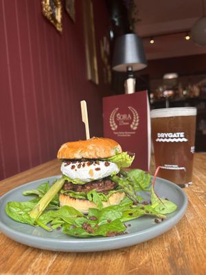 Burger special at Sora Diana in Edinburgh